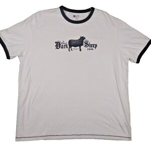 Sir Woody's DARK SHEEP Ring Neck Mens T Shirt South Road Durham Travel Tee SZ XL